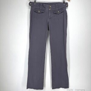 Sundance Women Cargo Pants Straight Leg Chore Pocket Boho Gorpcore Earthy Indie